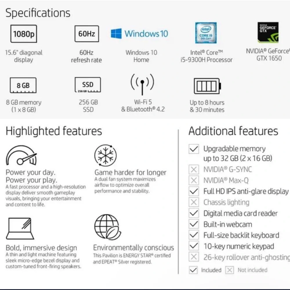 HP Pavilion Gaming Laptop